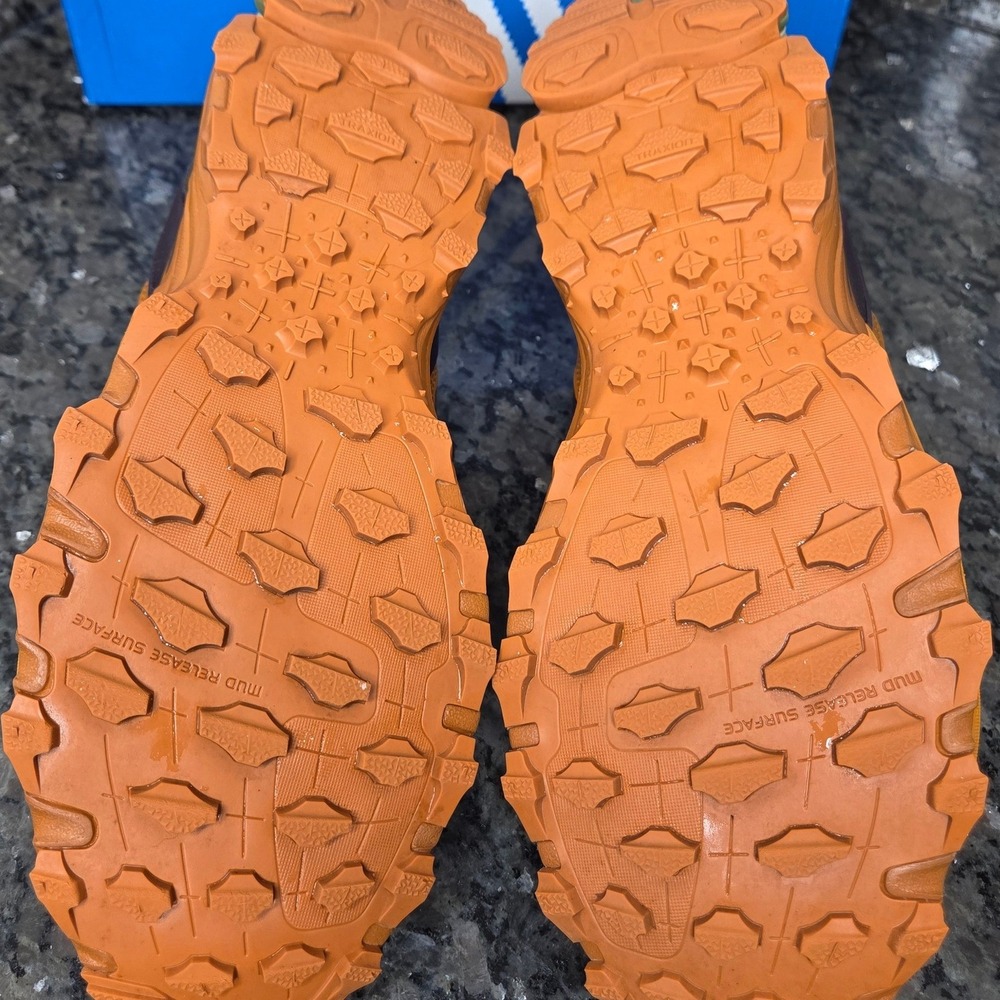 Adidas Hyperturf Adventure DDLM Dia de los Muertos Mens 10 HQ6022 Orange Maroon - Picture 5 of 9